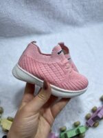 کفش جورابی بچگانه مدل Skechers رنگگ صورتی 5