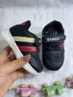 تصویر اصلی کتانی اسپرت بچگانه طرح سامبا (SAMBA) مدل لبه‌دار