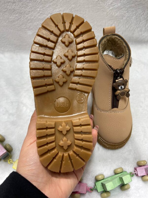 تصویر کفی نیم‌بوت بچگانه مدل تدی خرسی7