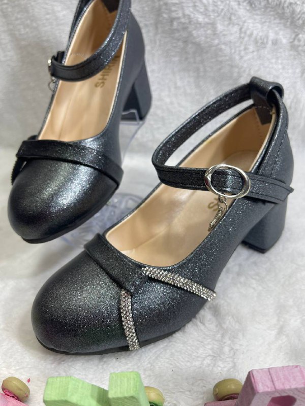 تصویر تک کفش مجلسی دخترانه مدل شیرین رنگ مشکی 2