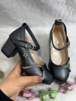 تصویر تک کفش مجلسی دخترانه مدل شیرین رنگ مشکی 3