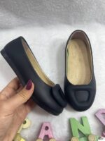 تصویر تک مشکی کفش کالج دخترانه مدل Pars Pa 7